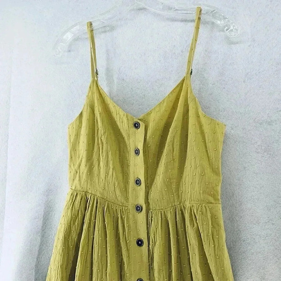 ModCloth‎ Quite Clearly Charismatic Yellow Bottom Front Midi Dress Size Small - Picture 4 of 8